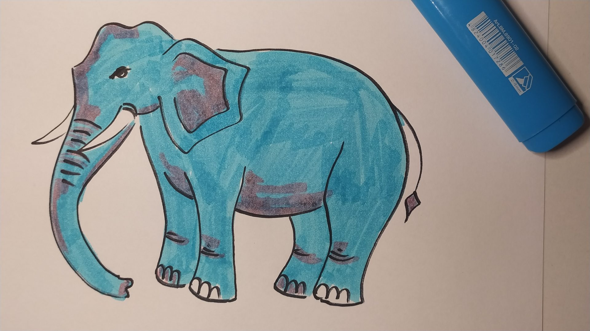 How to Draw an Elephant -Step by Step Guide | Elephant coloring page, Elephant  drawing, Elephant drawing for kids
